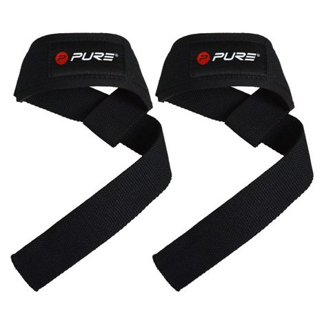 Pure2Improve | Lifting Straps | Black